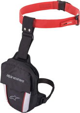 Borsello da Gamba ALPINESTARS Impermeabile nero bianco rosso